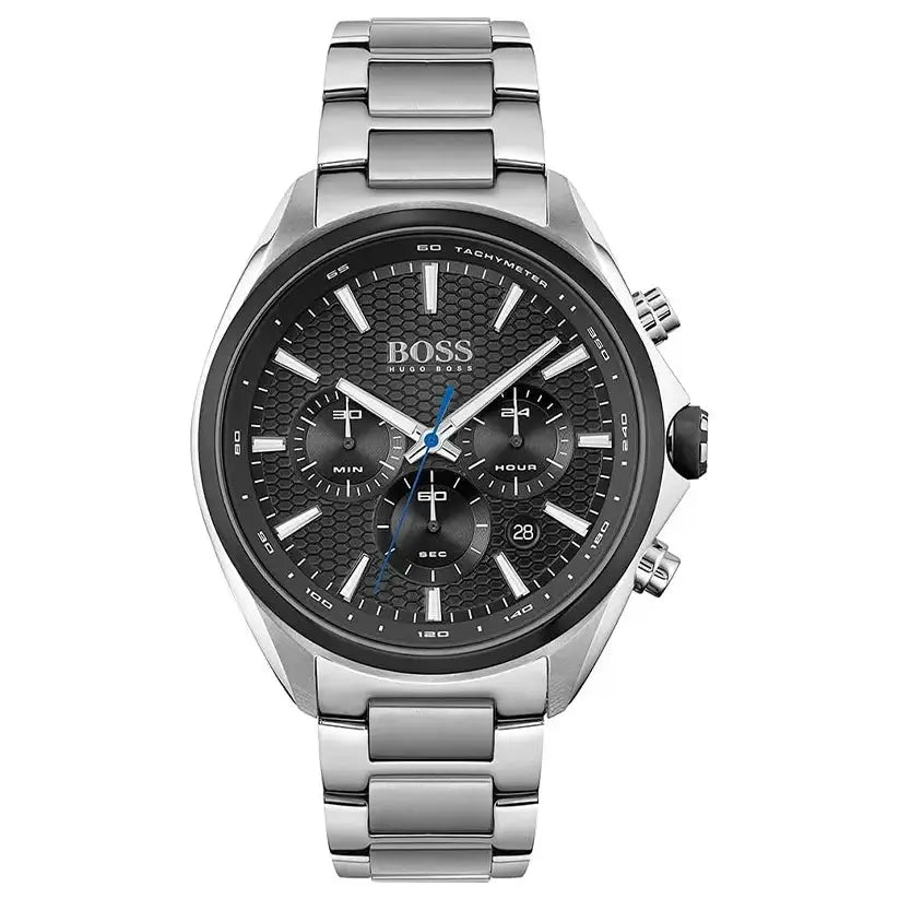 Hugo Boss 1513857 Chronograph Quartz Watch for Men with Silver Stainless Steel Bracelet Hugo Boss