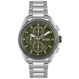 Hugo Boss 1513951 Volane Grey Dial Silver Steel Strap Watch for Men Hugo Boss
