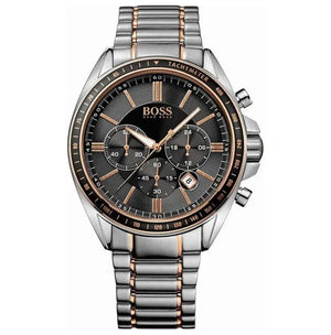 Hugo Boss 1513094 Driver Sport Grey Dial Grey Steel Strap Watch for Men Hugo Boss