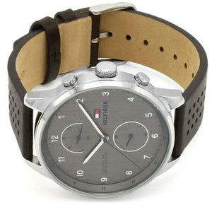 Tommy Hilfiger 1791579 Chase Quartz Brown Dial Brown Leather Strap Watch for Men Tommy Hilfiger