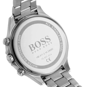 Hugo Boss 1502565 Hera Rose Pink Dial Silver Steel Strap Watch for Women Hugo Boss