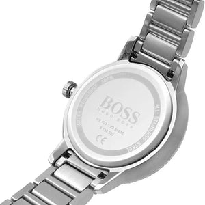 Hugo Boss 1502569 Signature Grey Dial Silver Steel Strap Watch for Women Hugo Boss