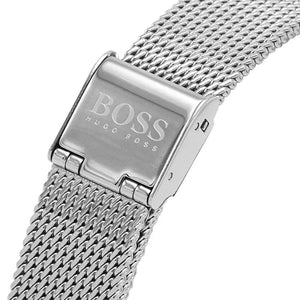 Hugo Boss 1502551 Flawless Silver Dial Silver Mesh Bracelet Watch for Women Hugo Boss