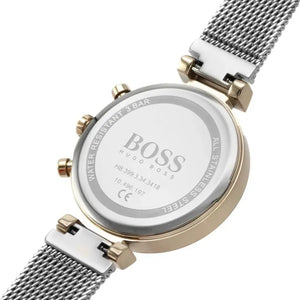 Hugo Boss 1502551 Flawless Silver Dial Silver Mesh Bracelet Watch for Women Hugo Boss