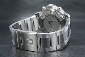 Tissot T120.417.11.051.00 Seastar 1000 Chronograph Black Dial Silver Steel Strap Watch For Men Tissot