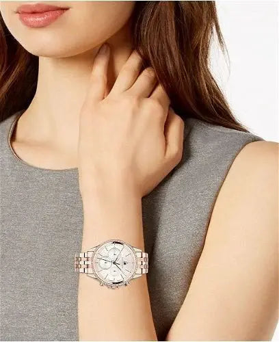 Tommy Hilfiger 1781978 Ari Diamonds Silver Dial Rose Gold Steel Strap Watch for Women Tommy Hilfiger