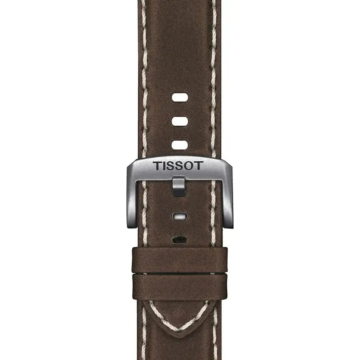 Tissot T125.617.16.041.00 Supersport Chrono Blue Dial Brown Leather Strap Watch For Men Tissot