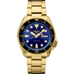 Seiko 5 Sports SRPK20 – Gold & Blue Automatic Men’s Watch Seiko