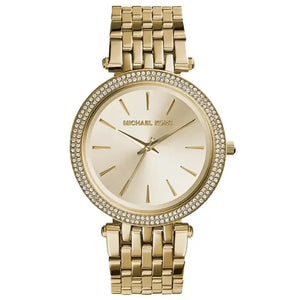 Michael Kors MK3191 Darci Silver Dial Gold Stainless Steel Strap Watch for Women Michael Kros