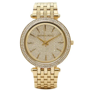 Michael Kors MK3438 Darci Gold Dial Gold Steel Strap Watch for Women Michael Kros