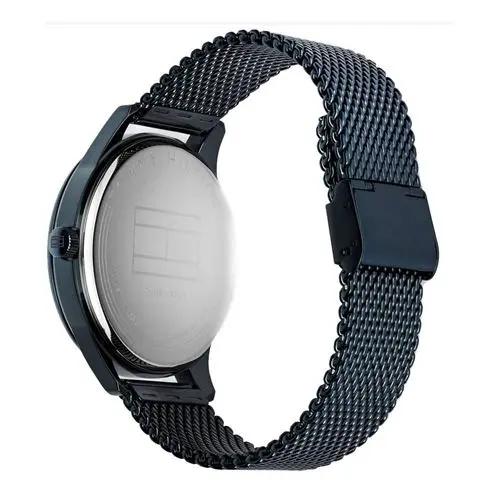 Tommy Hilfiger 1791421 Damon Quartz Blue Dial Blue Mesh Bracelet Watch for Men Tommy Hilfiger