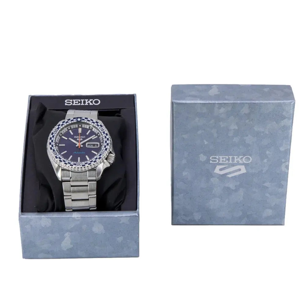 Seiko SRPK65K1 5 Sports “Checker Flag” Special Edition Men’s Watch Seiko
