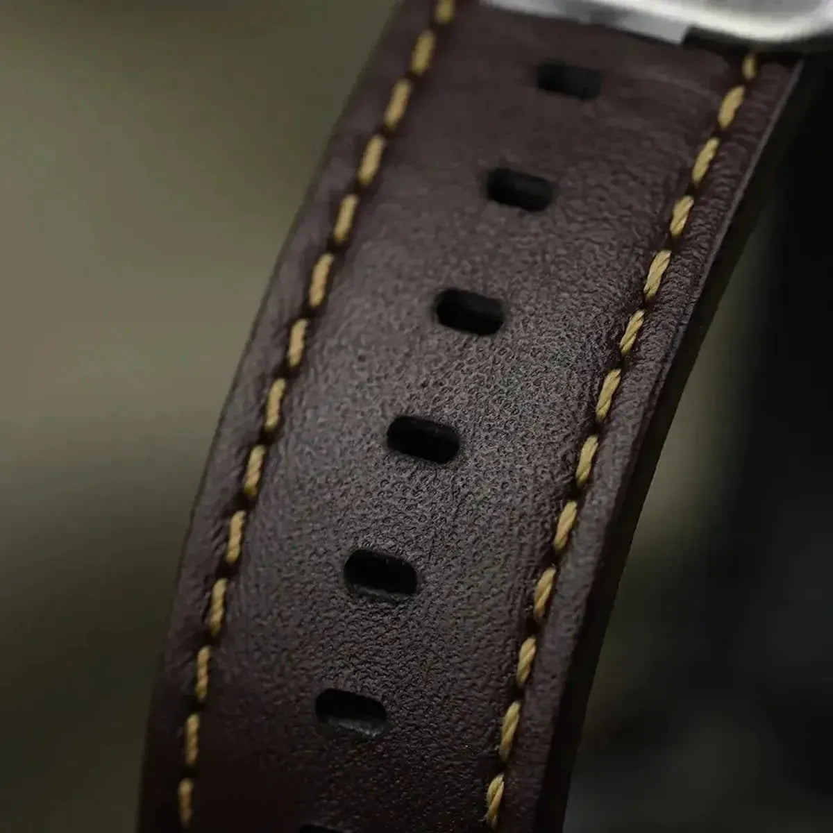 Seiko SSK036K1 5 Sports SKX GMT Automatic Mocha Black Dial Brown Leather Strap Watch For Men Seiko