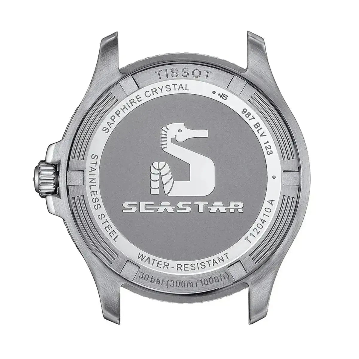 Tissot T120.410.22.051.00 Seastar 1000 Black Dial Two Tone Steel Strap Watch For Men Tissot