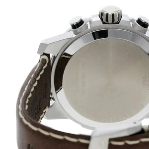 Tissot T125.617.16.031.00 Supersport Chrono Silver Dial Brown Leather Strap Watch for Men Tissot