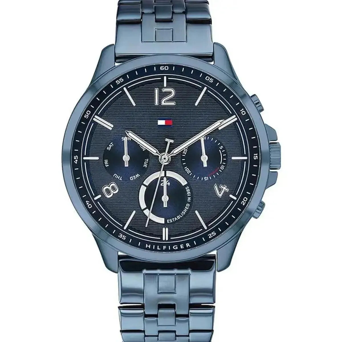 Tommy Hilfiger 1782227 Harper Quartz Blue Dial Blue Steel Strap Watch For Women Tommy Hilfiger