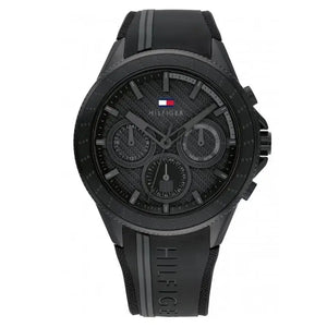 Tommy Hilfiger 1791861 Analogue Multifunction Quartz Watch for Men with White Silicone Bracelet Tommy Hilfiger