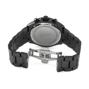 Hugo Boss 1513743 Ocean Edition Navy Blue Dial Black Steel Strap Watch for Men Hugo Boss