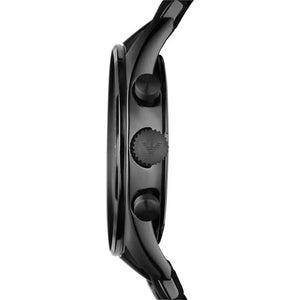 Emporio Armani AR5889 Sportivo Chronograph Black Dial Black Stainless Steel Watch For Men Emporio Armani