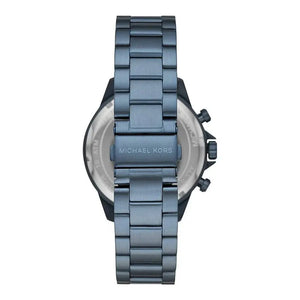 Michael Kors MK8480 Lexington Chronograph Blue Dial Blue Steel Strap Watch for Men Michael Kros