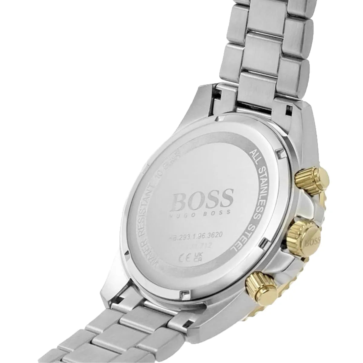 BOSS Admiral Two - Tone Black Dial Men's Watch HB1513908 - Watch Enclave