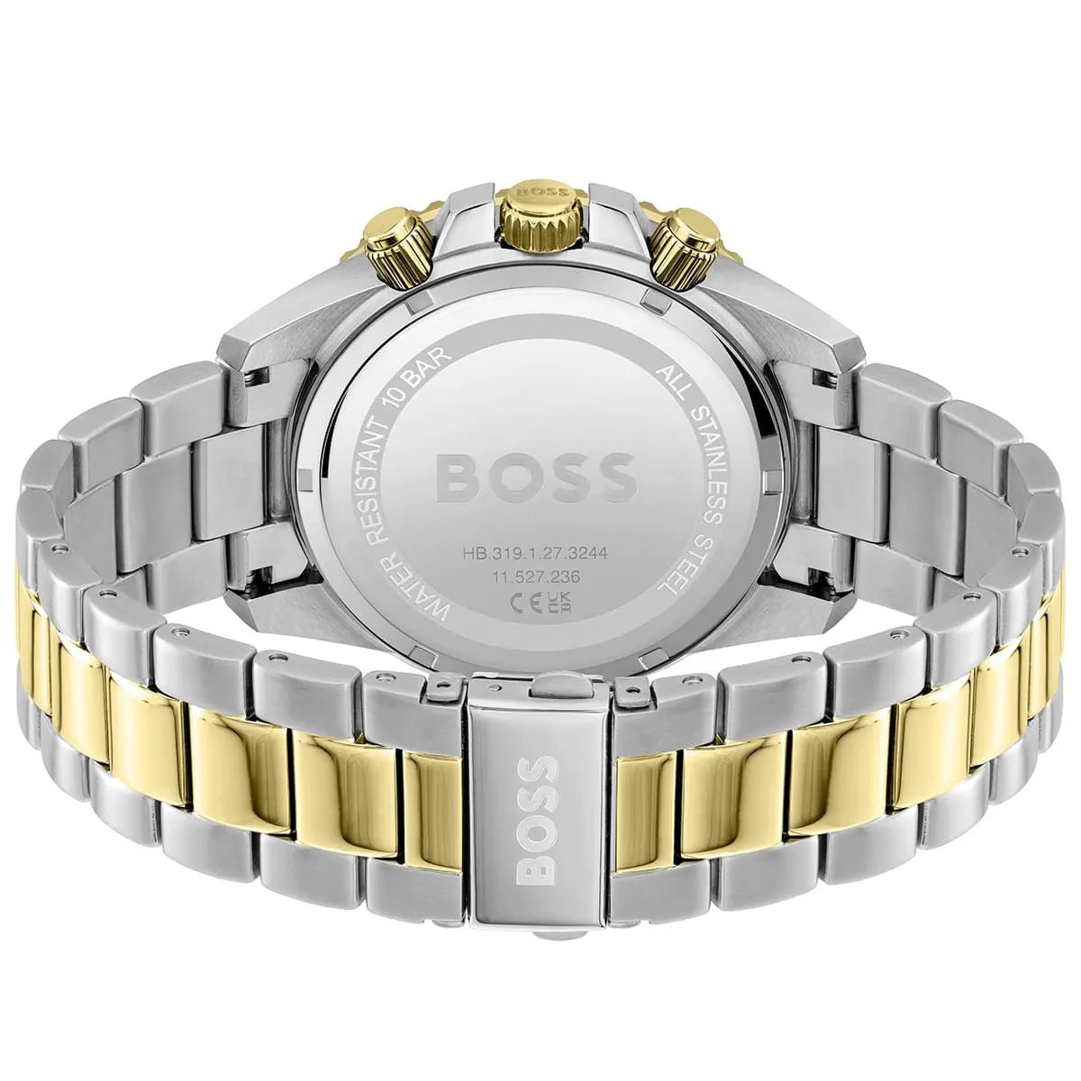 BOSS Admiral Two - Tone Black Dial Men's Watch HB1513908 - Watch Enclave