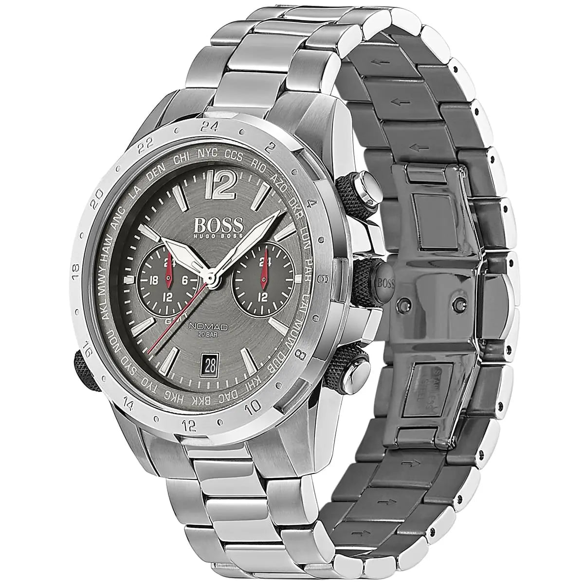 BOSS Aeroliner Black Dial Chronograph Men's Watch HB1513774 - Watch Enclave