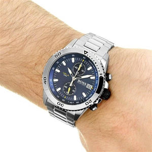 BOSS Aeroliner Blue Dial Chronograph Men's Watch HB1513775 - Watch Enclave