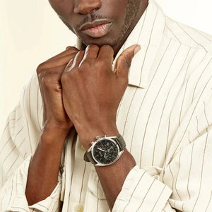 Hugo Boss 1513816 Champion Black Dial Black Leather Strap Watch for Men Hugo Boss