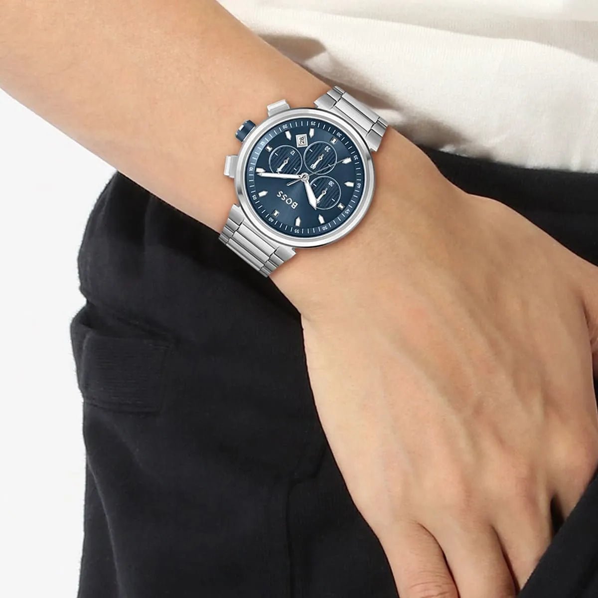 BOSS Champion Black Dial Chronograph Men's Watch HB1513999 - Watch Enclave