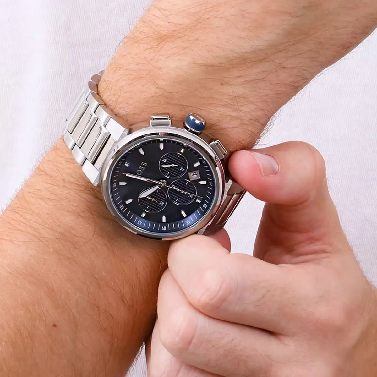 BOSS Champion Black Dial Chronograph Men's Watch HB1513999 - Watch Enclave