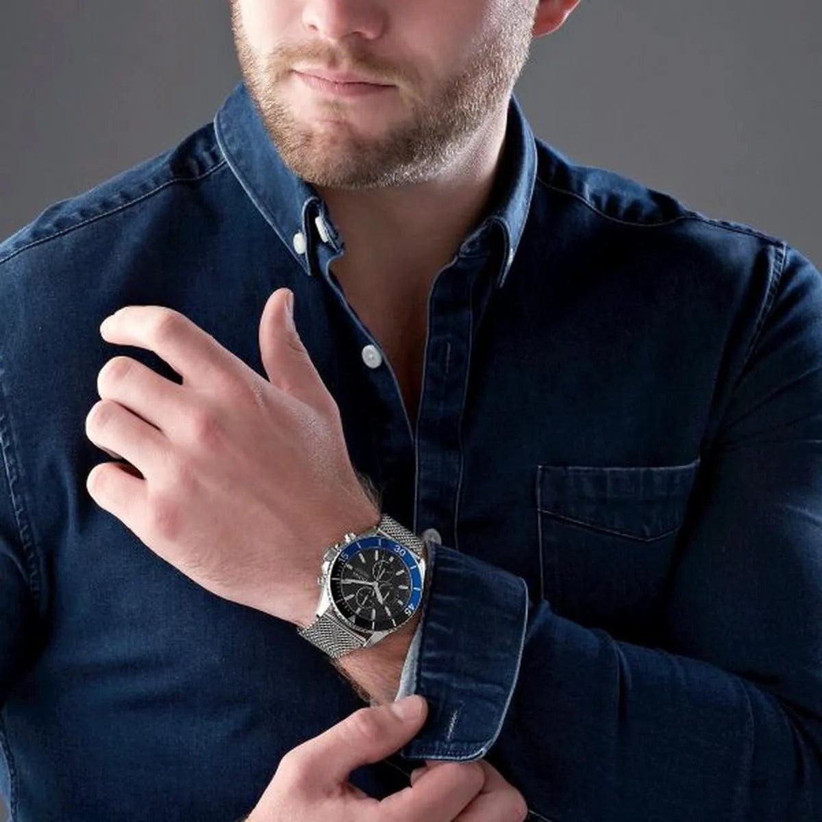 BOSS Champion Blue Dial Chronograph Men's Watch HB1513742 - Watch Enclave