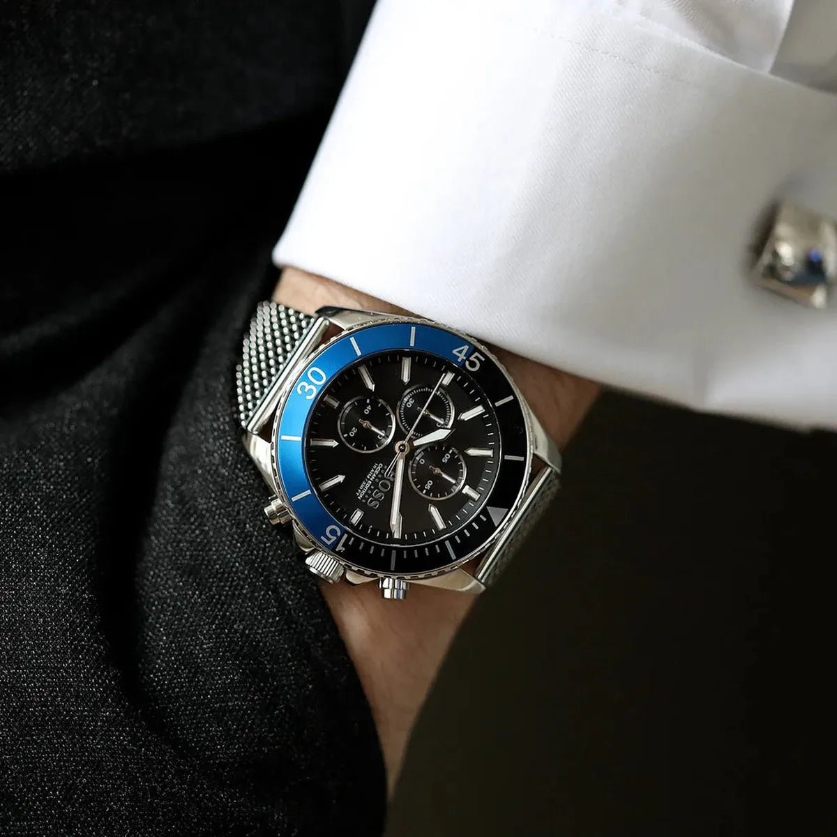 BOSS Champion Blue Dial Chronograph Men's Watch HB1513742 - Watch Enclave
