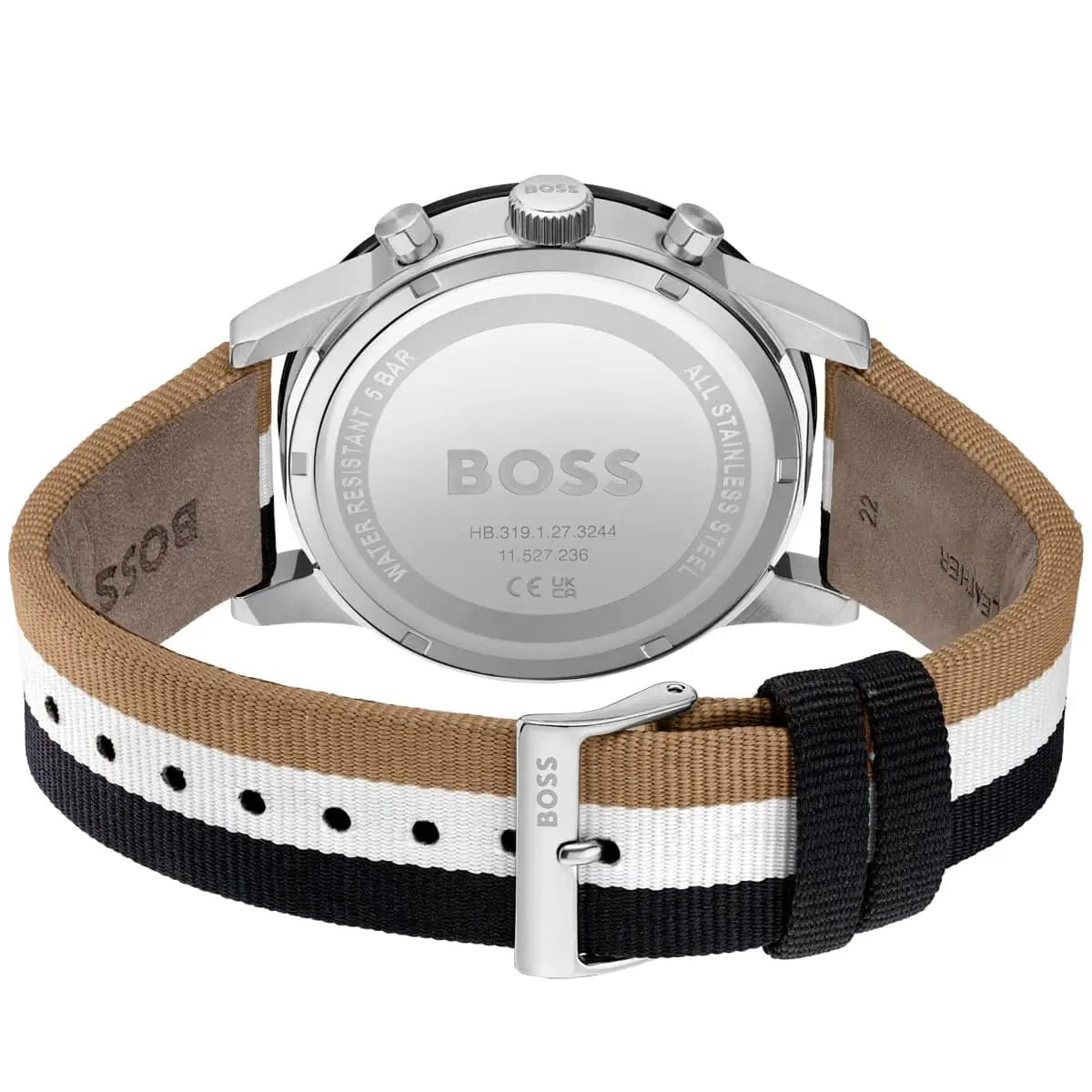 BOSS Distinct Black Dial Mesh Men's Watch HB1513963 - Watch Enclave