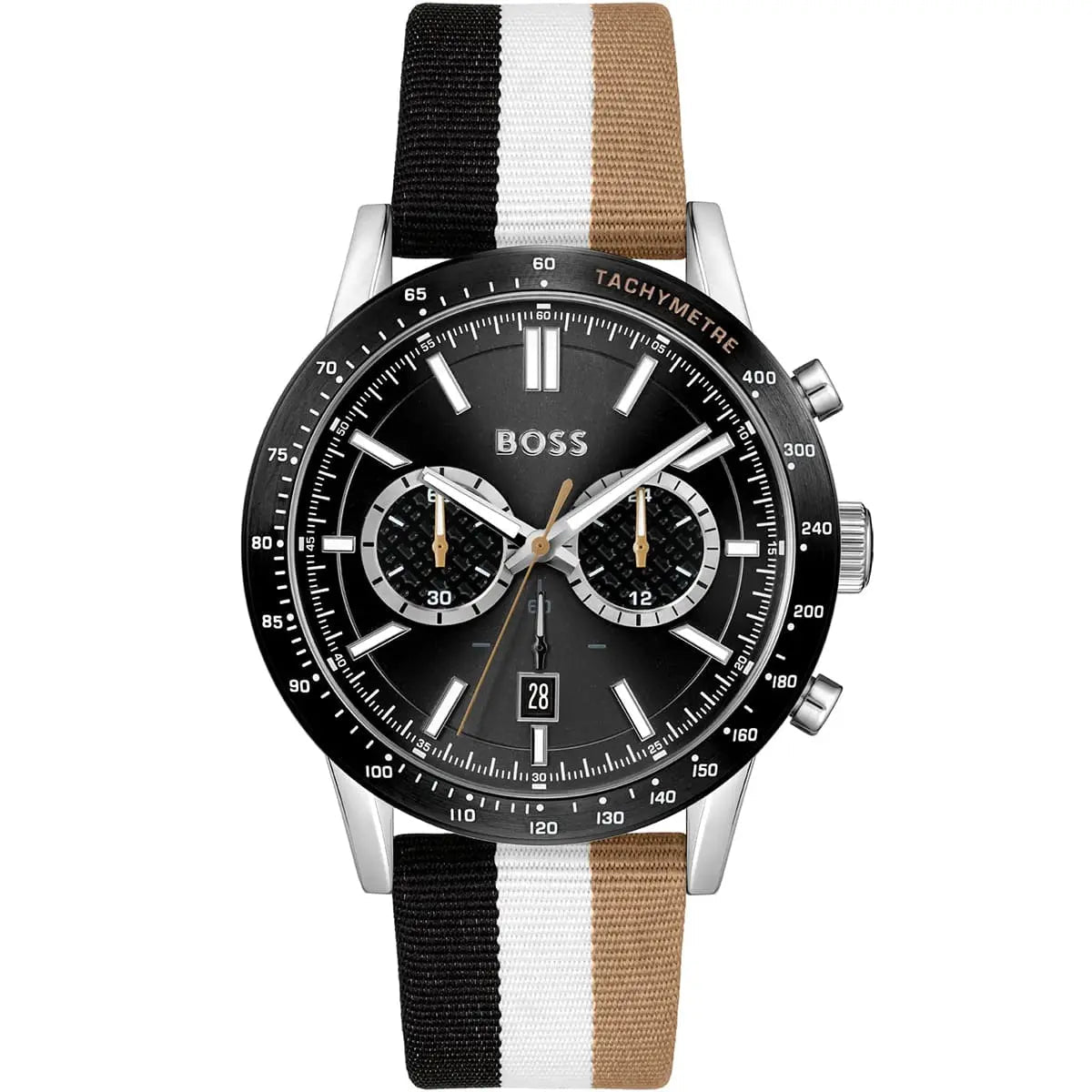 BOSS Distinct Black Dial Mesh Men's Watch HB1513963 - Watch Enclave