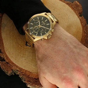 BOSS Energy Black Dial Chronograph Men's Watch HB1514059 - Watch Enclave