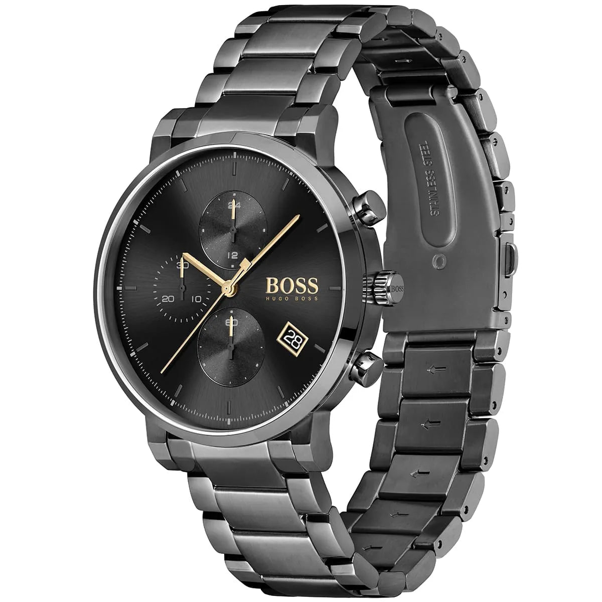 BOSS Onyx Black Dial Chronograph Men's Watch HB1513780 - Watch Enclave