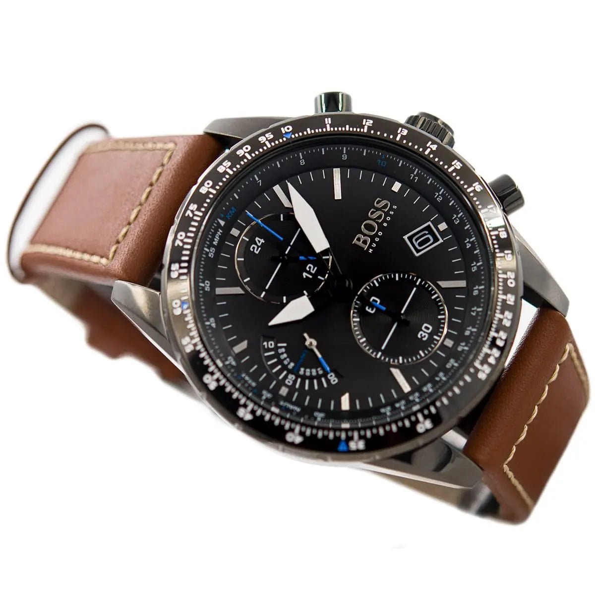 BOSS Pilot Edition Black Dial Chronograph Men's Watch HB1513851 - Watch Enclave