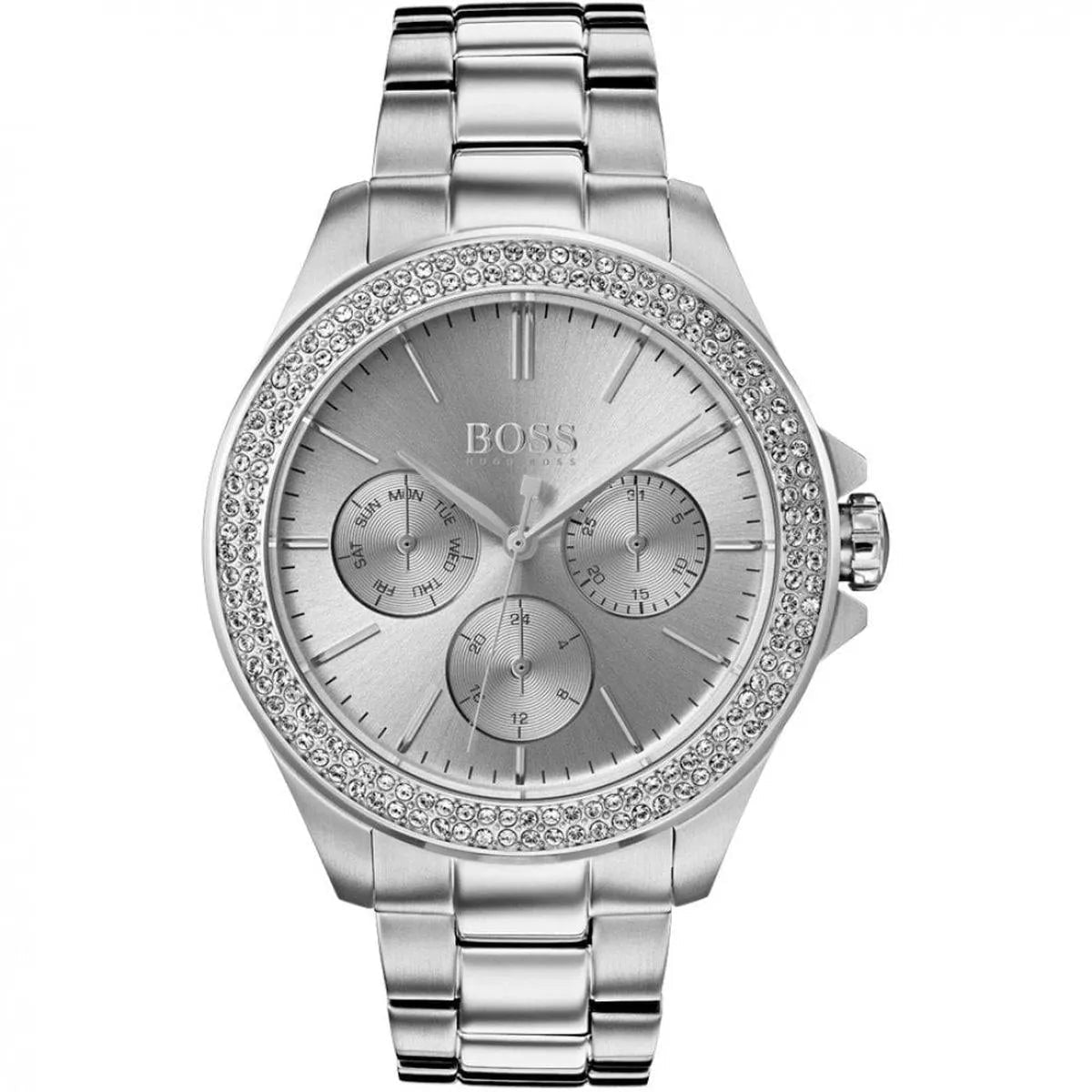 BOSS Premier Silver Dial Women's Watch HB1502442 - Watch Enclave