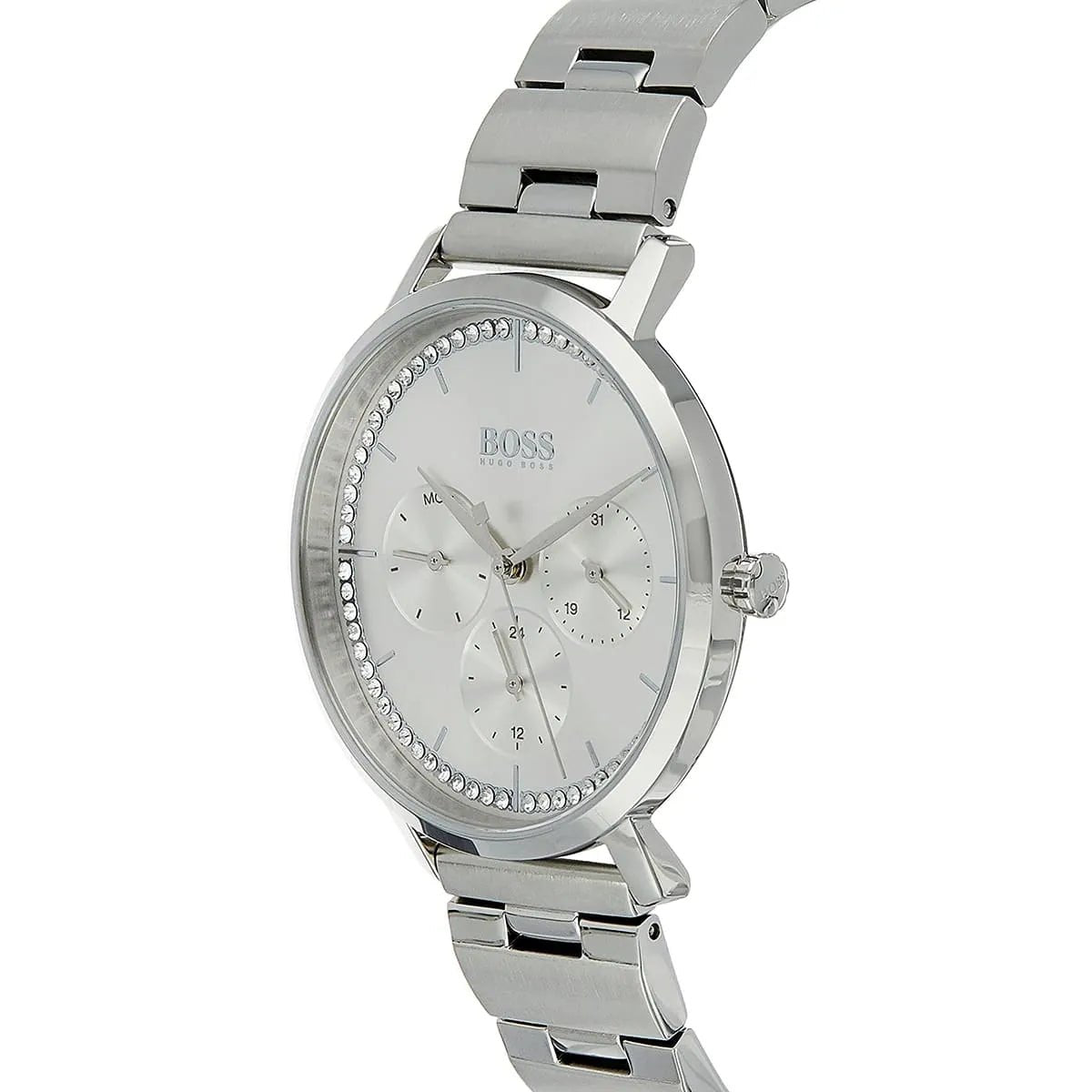 BOSS Prima Silver Dial Women's Watch HB1502570 - Watch Enclave
