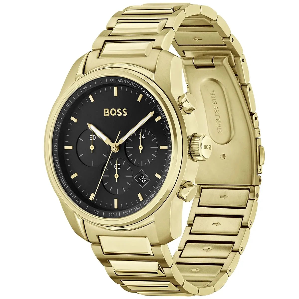 BOSS Trace Black Dial Chronograph Men's Watch HB1514006 - Watch Enclave