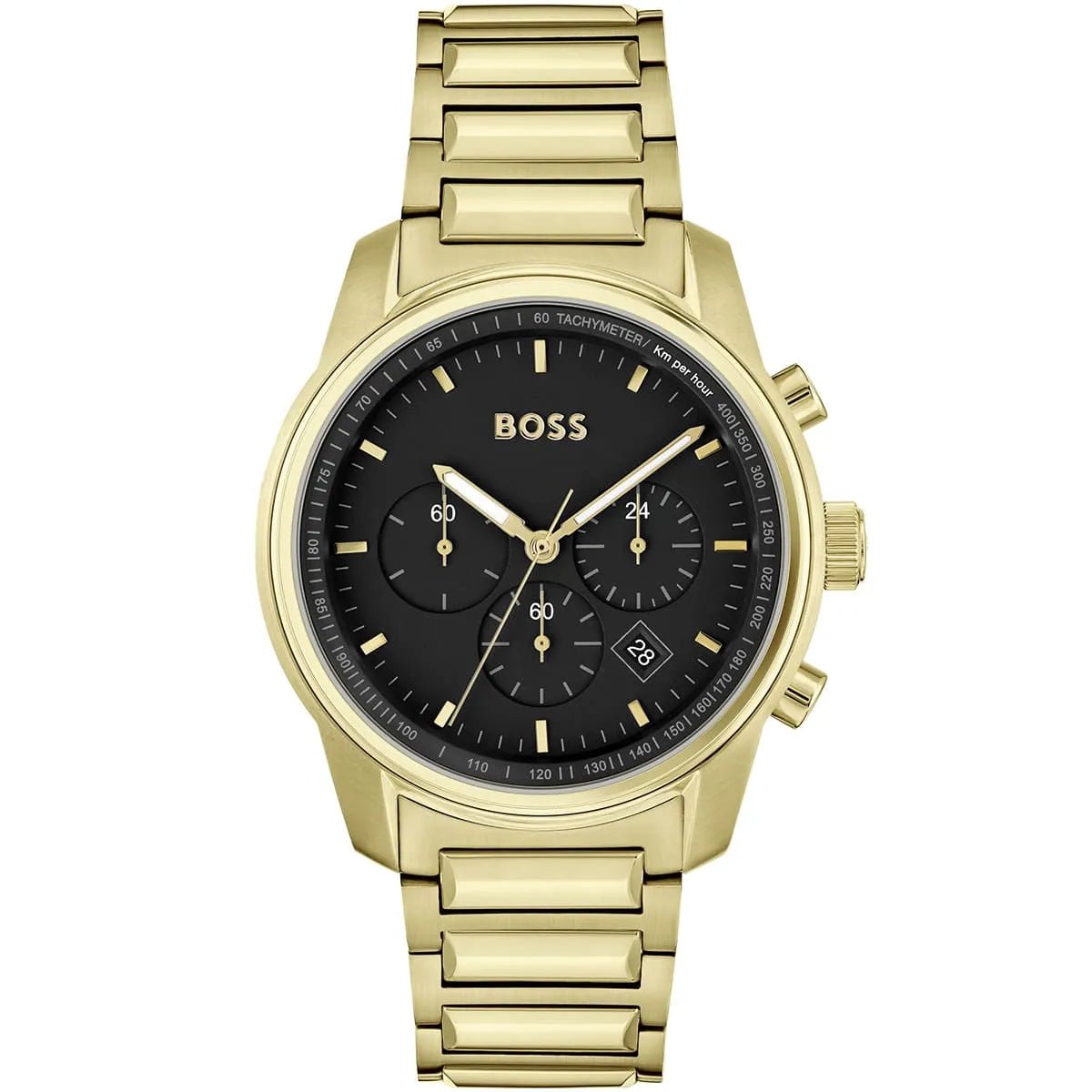 BOSS Trace Black Dial Chronograph Men's Watch HB1514006 - Watch Enclave