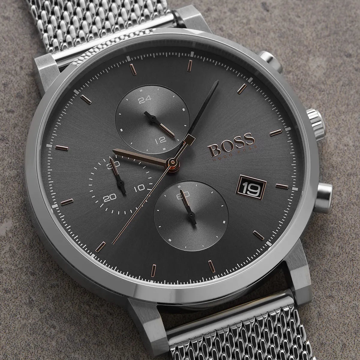 BOSS Velocity Black Dial Chronograph Men's Watch HB1513807 - Watch Enclave