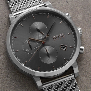 BOSS Velocity Black Dial Chronograph Men's Watch HB1513807 - Watch Enclave