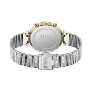 Hugo Boss 1502551 Flawless Silver Dial Silver Mesh Bracelet Watch for Women Hugo Boss