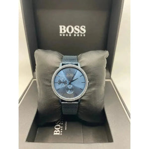 Hugo Boss 1502518 Infinity Blue Dial Blue Mesh Bracelet Watch for Women Hugo Boss