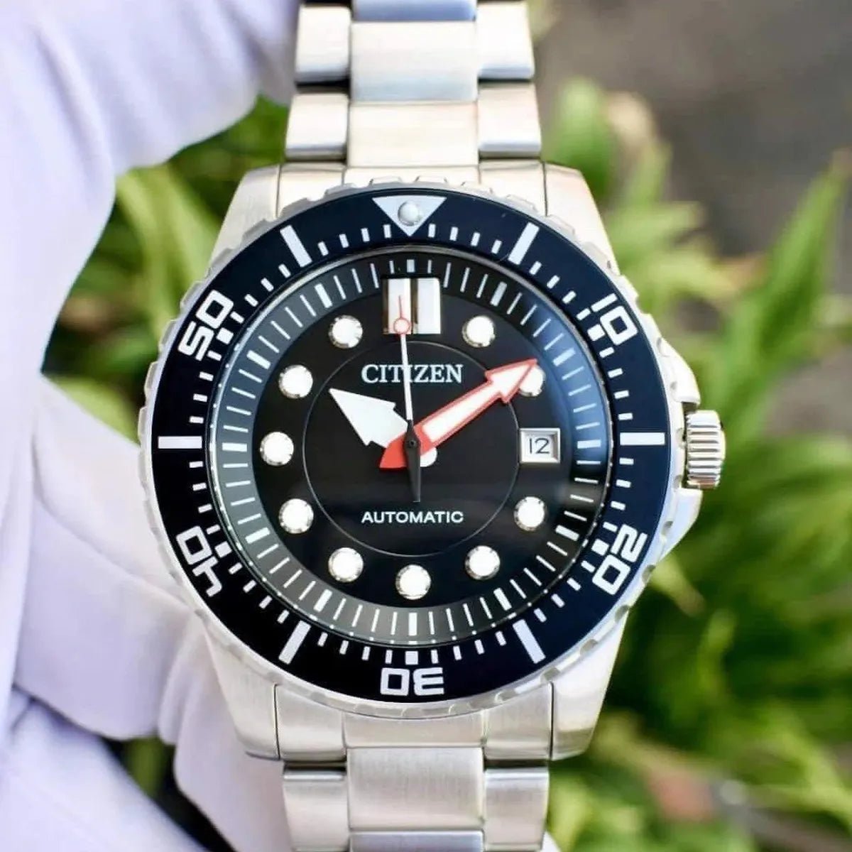 Citizen Mechanical Sports Black Dial Automatic Men's Watch NJ0120 - 81E - Watch Enclave