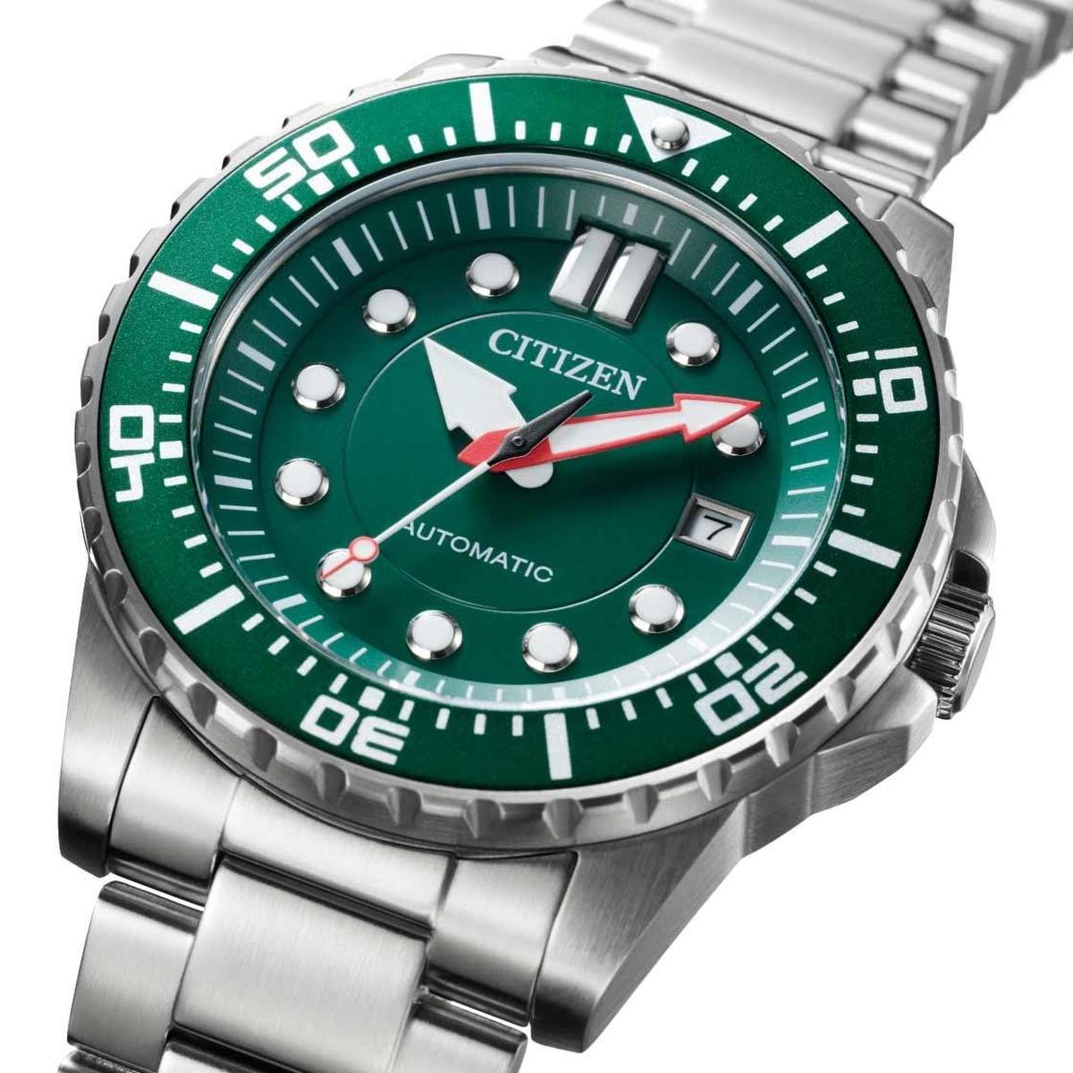 Citizen Mechanical Sports Green Dial Automatic Men's Watch NJ0129 - 87X - Watch Enclave