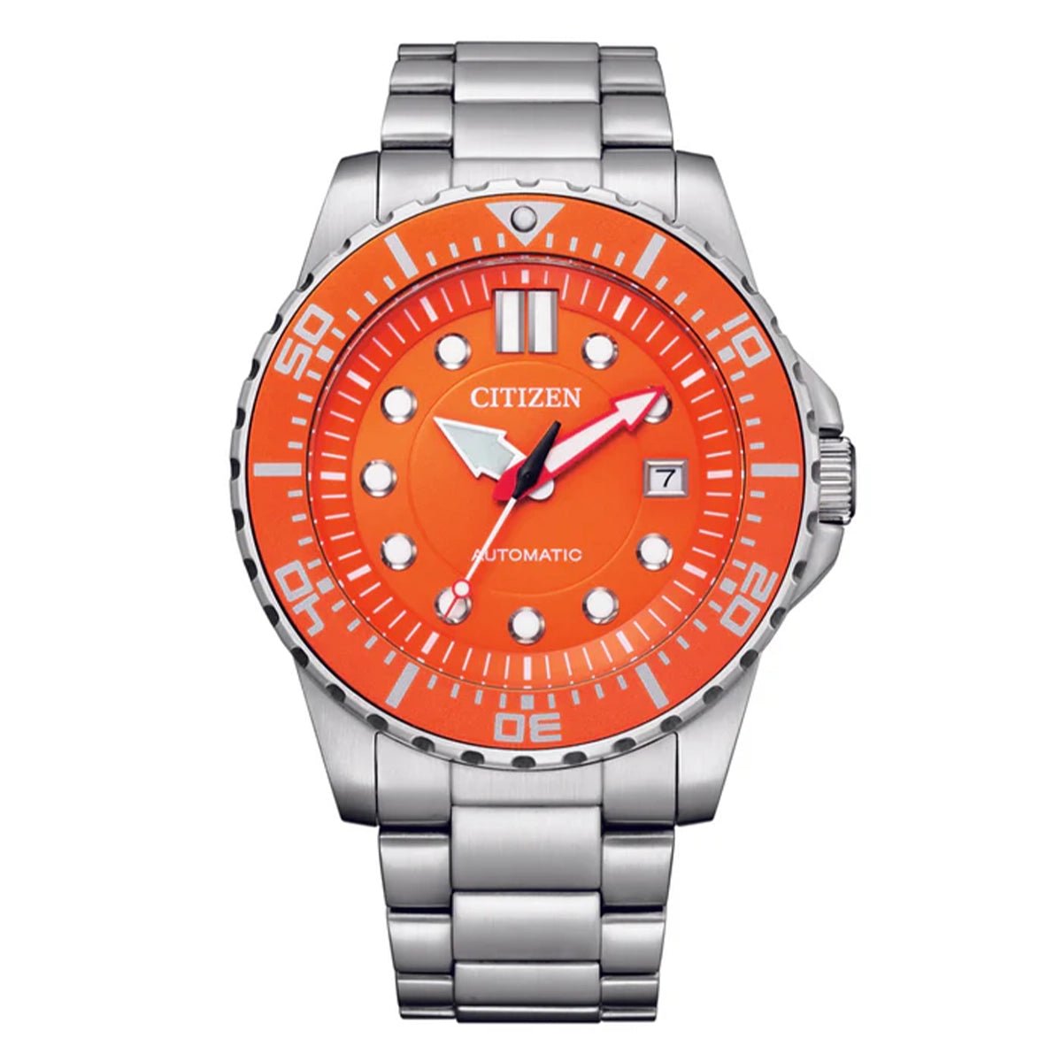 Citizen Mechanical Sports Orange Dial Automatic Men's Watch NJ0128 - 80X - Watch Enclave