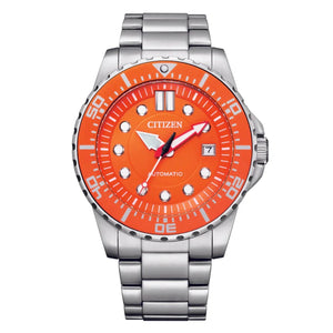 Citizen Mechanical Sports Orange Dial Automatic Men's Watch NJ0128 - 80X - Watch Enclave
